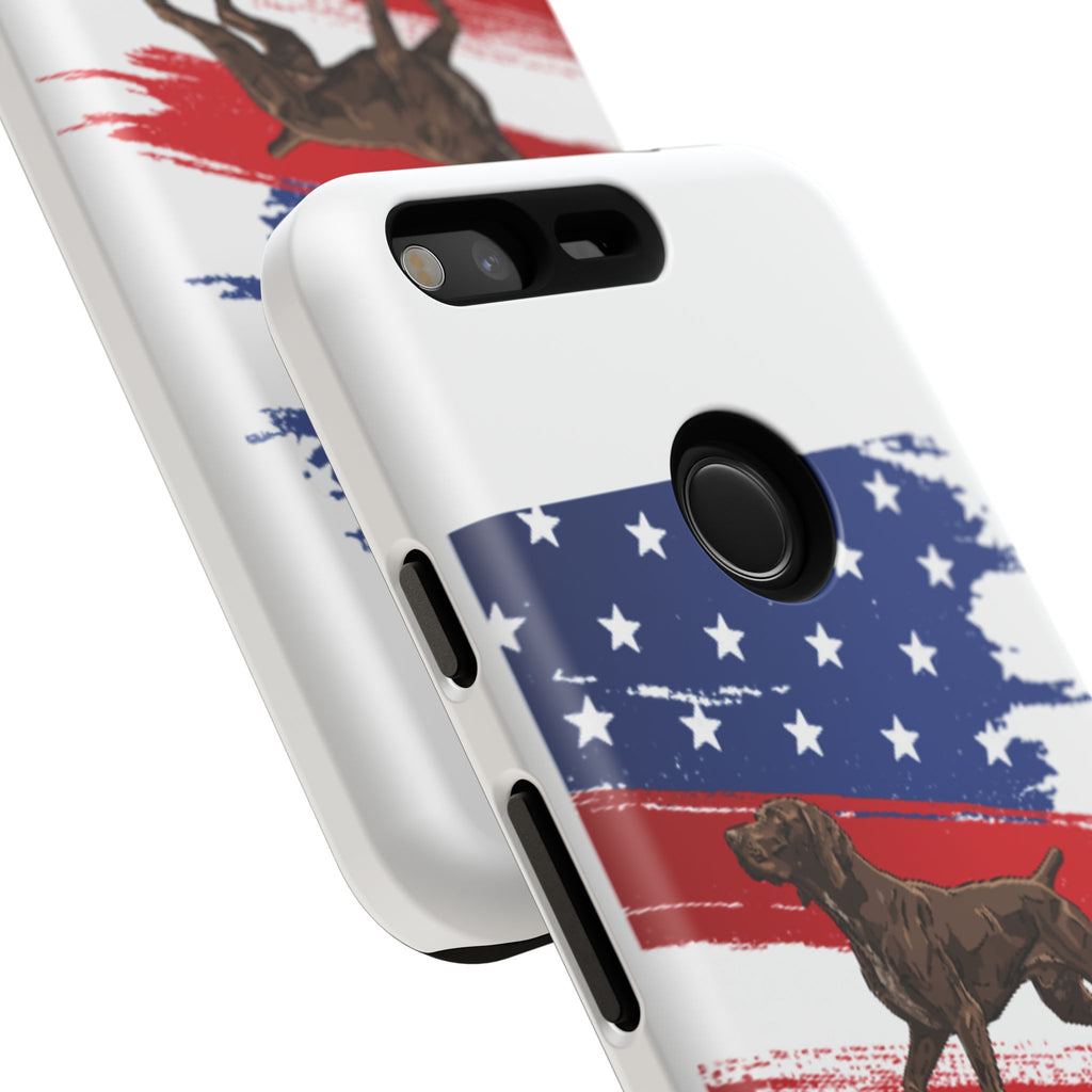 American Flag Pointer Dog phone case | Tough Cases