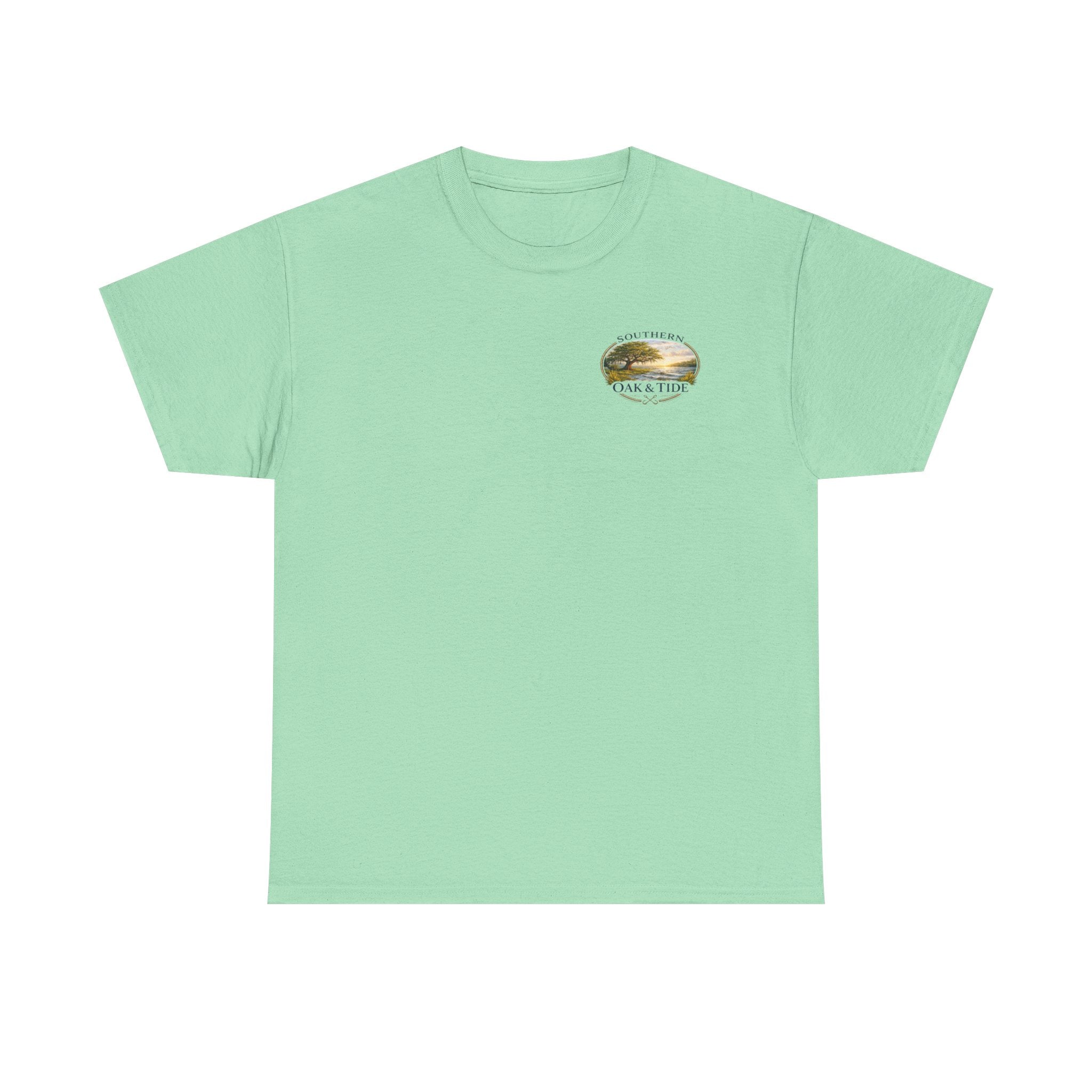 Unisex Heavy Cotton Tee(dog in sunset)