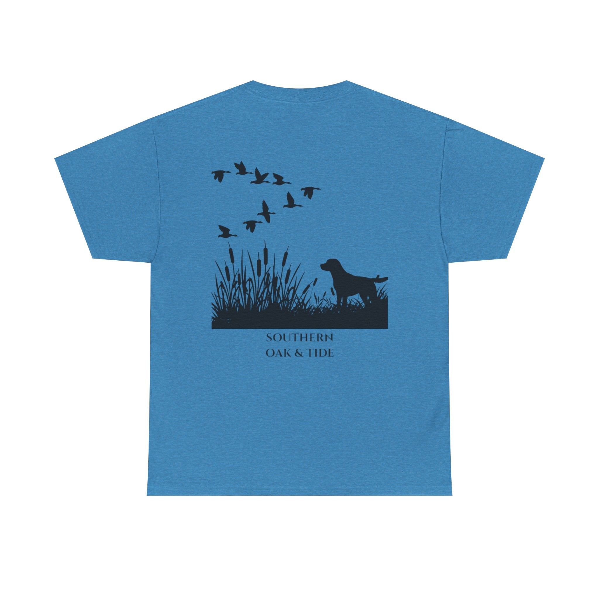 Unisex Heavy Cotton Tee (dog & ducks)