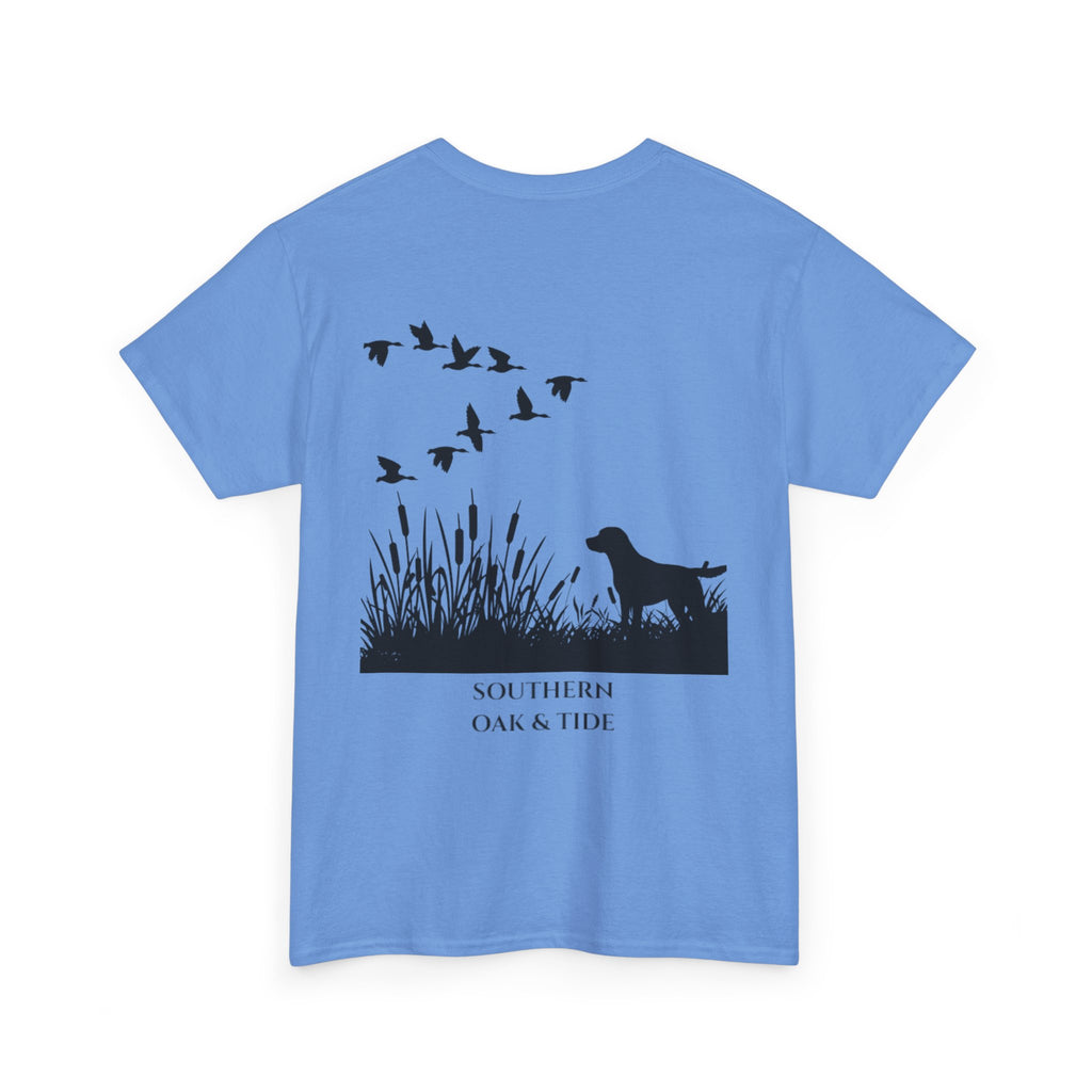 Unisex Heavy Cotton Tee (dog & ducks)