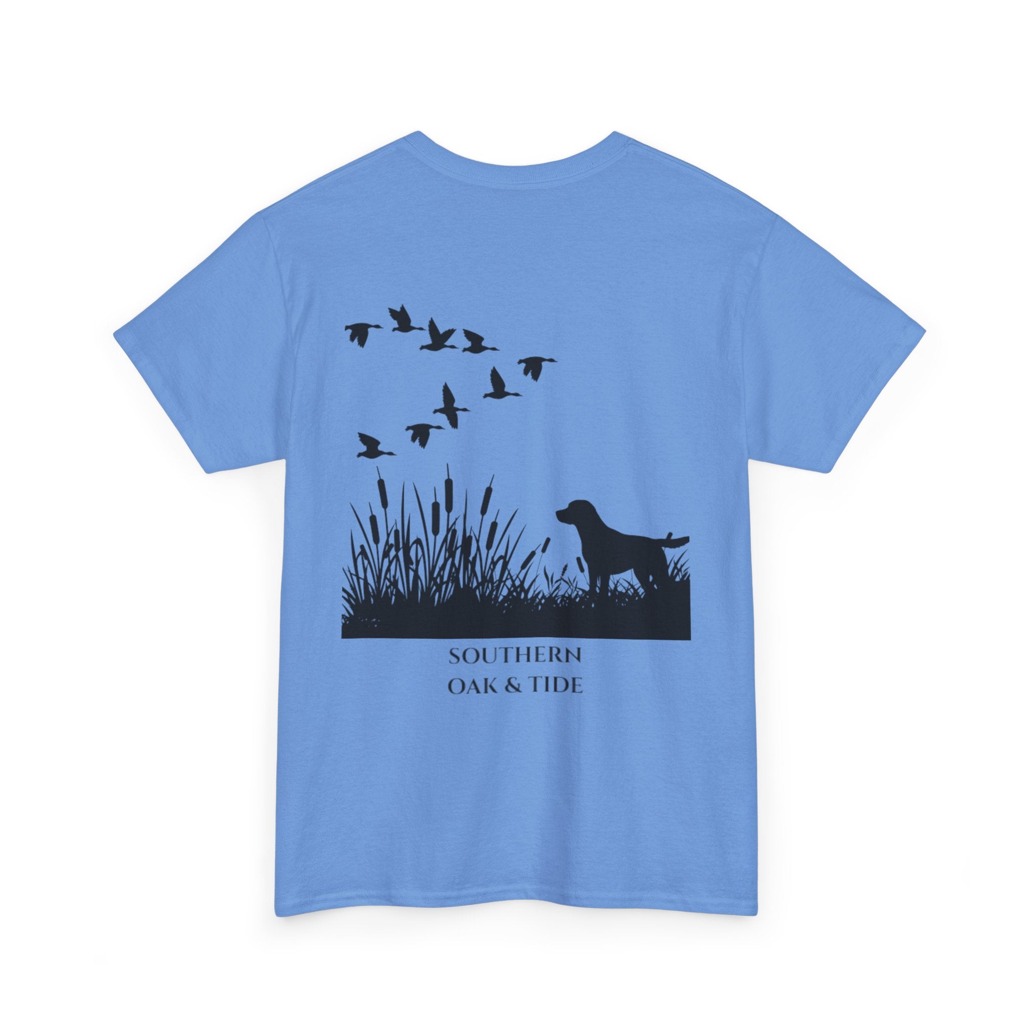 Unisex Heavy Cotton Tee (dog & ducks)