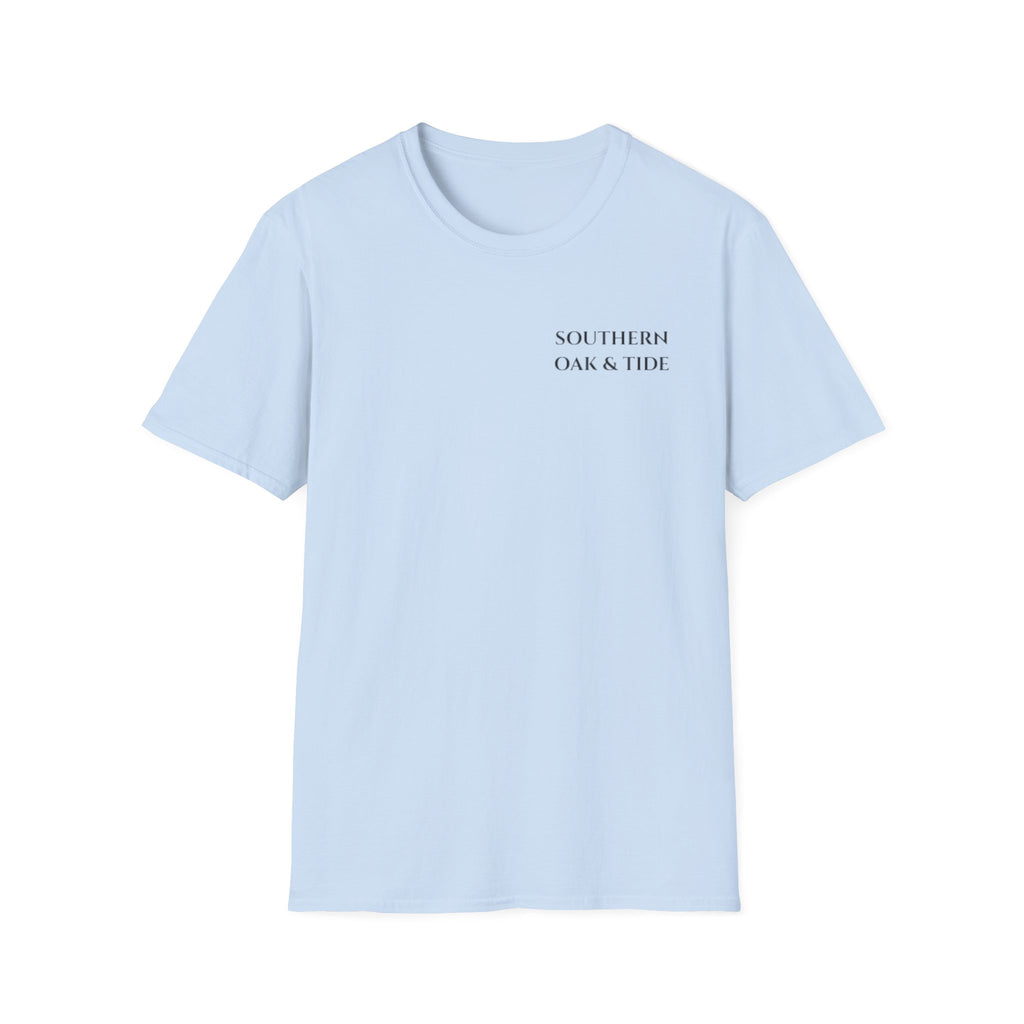 Patriotic Hunting Dog T-Shirt – “Southern Oak & Tide” USA Flag Tee
