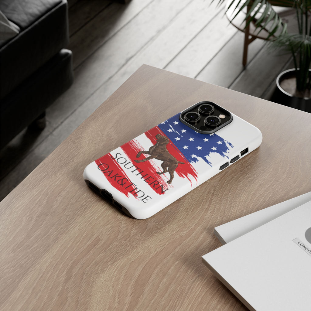 American Flag Pointer Dog phone case | Tough Cases