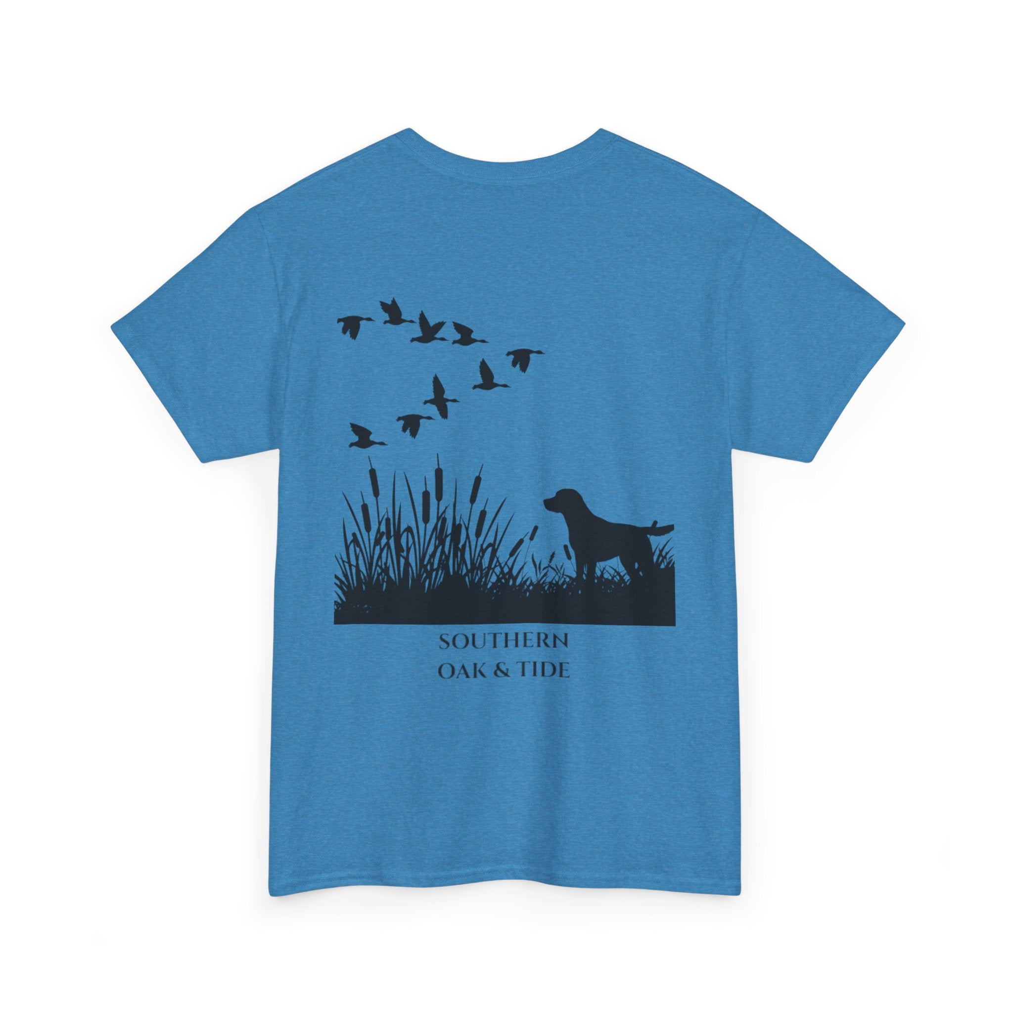 Unisex Heavy Cotton Tee (dog & ducks)