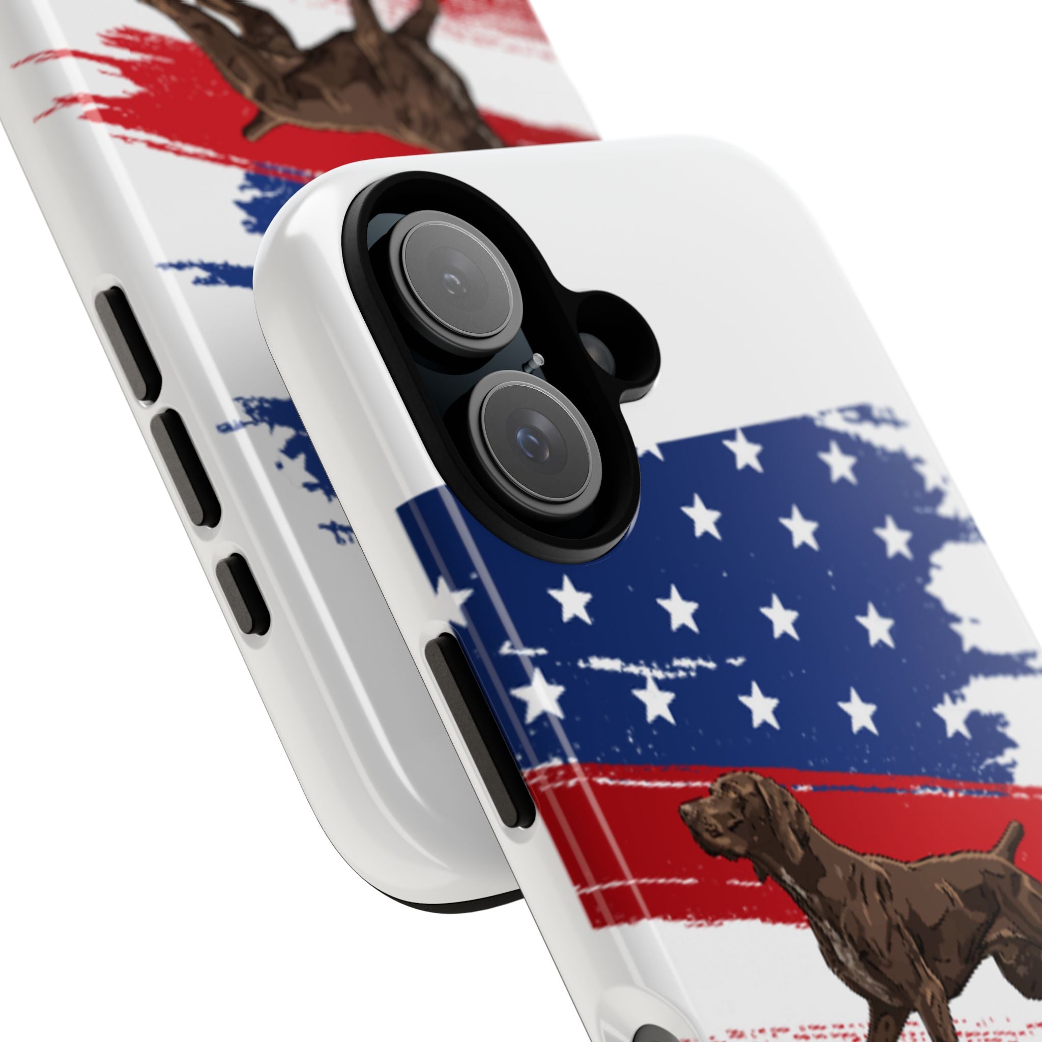 American Flag Pointer Dog phone case | Tough Cases