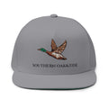 Duck Embroidered Flat Bill Cap — Southern Oak & Tide Logo