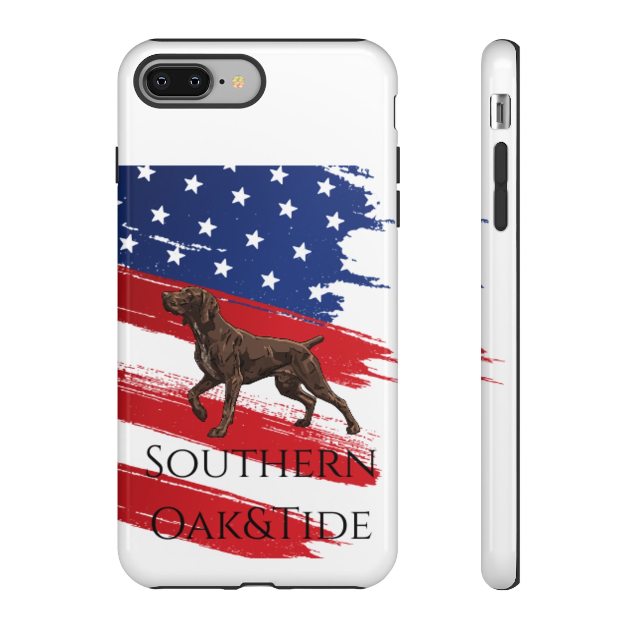American Flag Pointer Dog phone case | Tough Cases