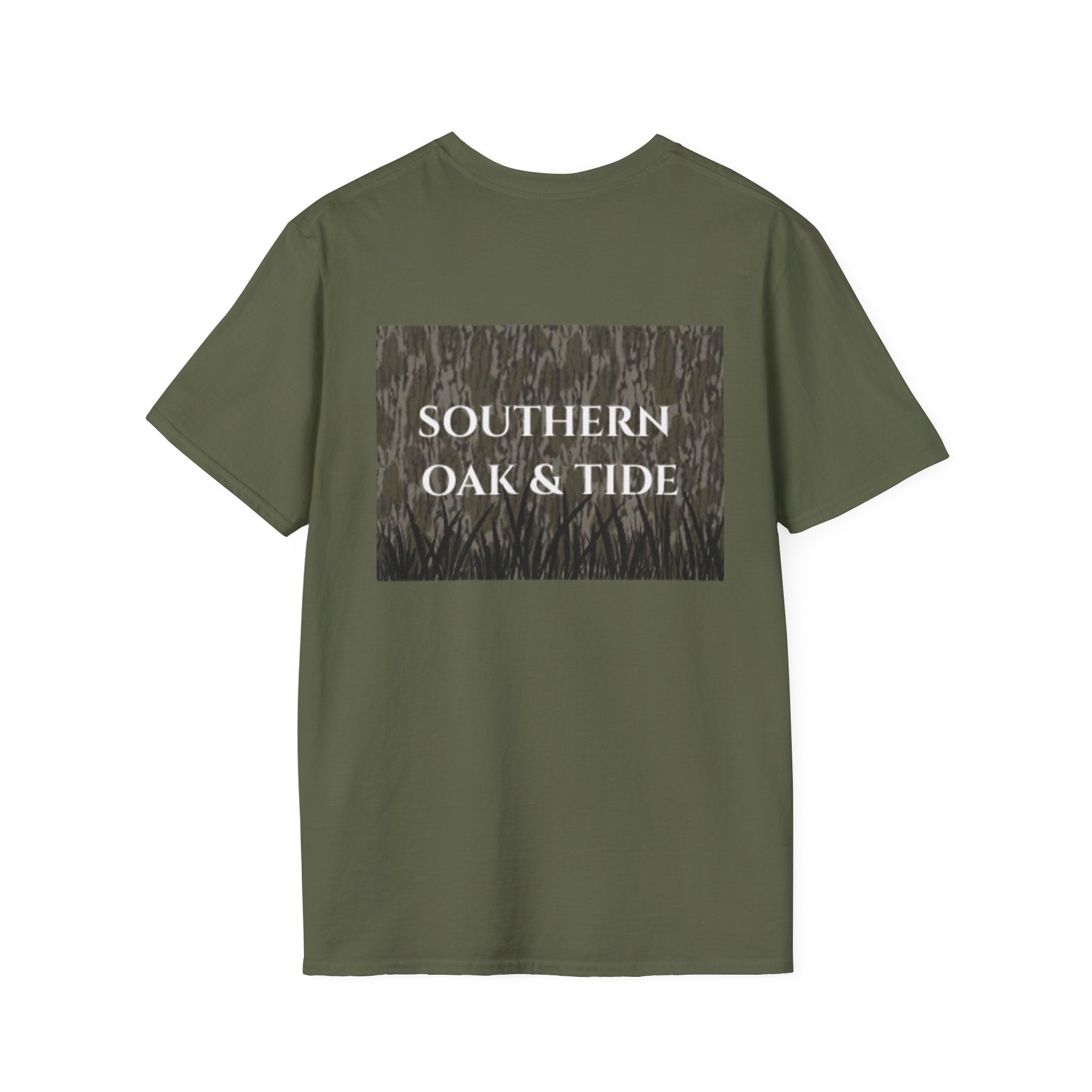 Southern Oak & Tide T-Shirt | Coastal Marsh Design, Logo Tee